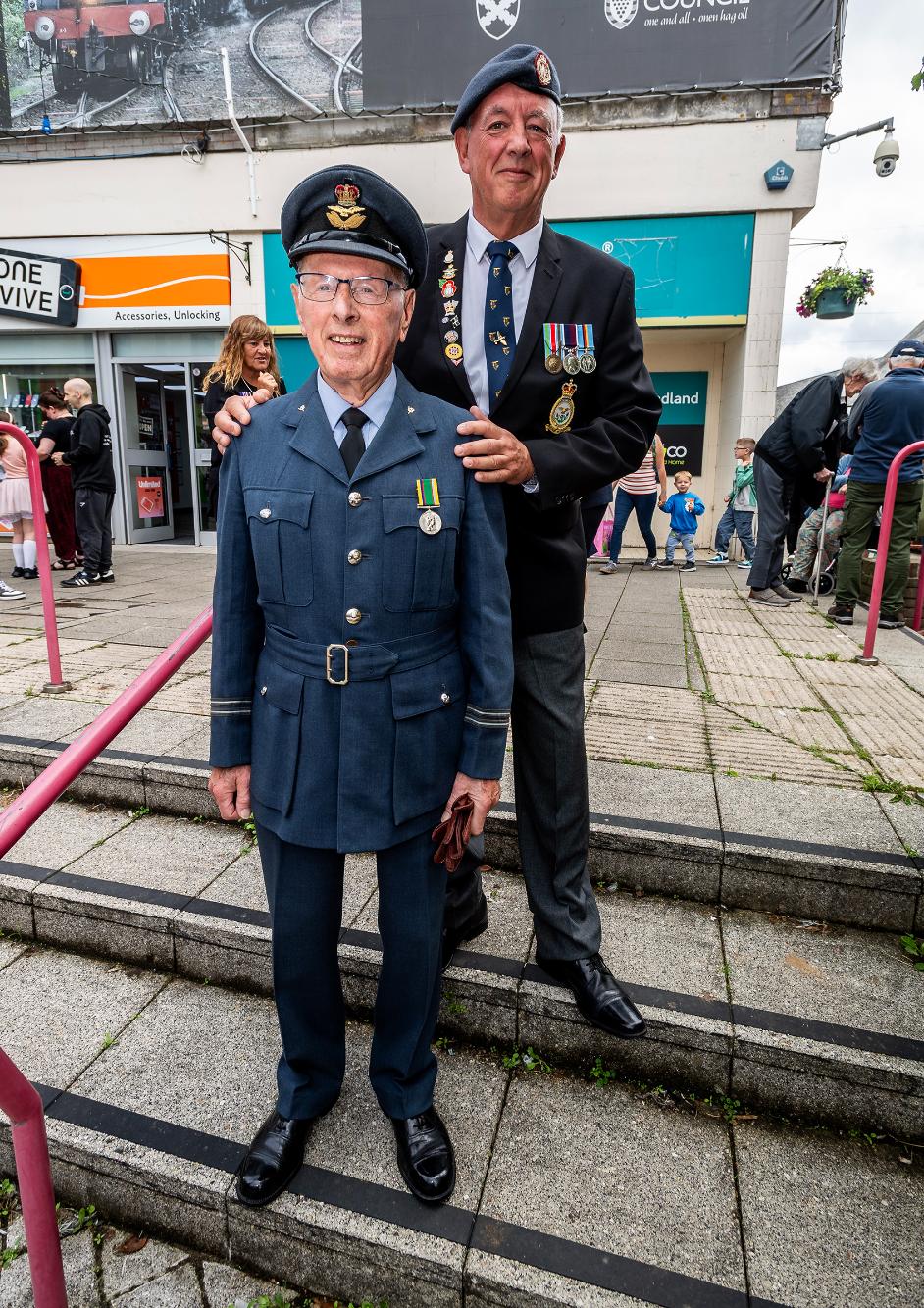 Members of the army pose