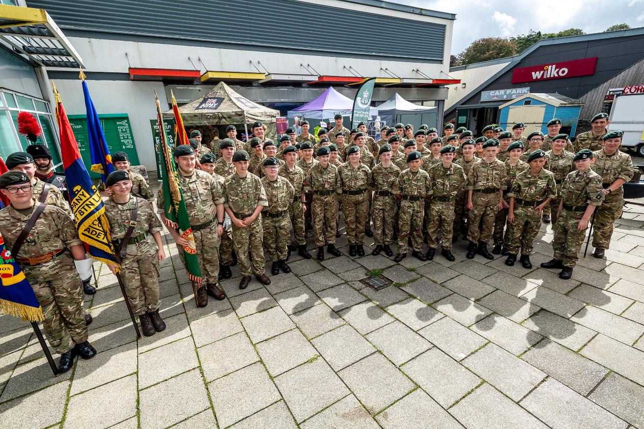 Army Cadets pose