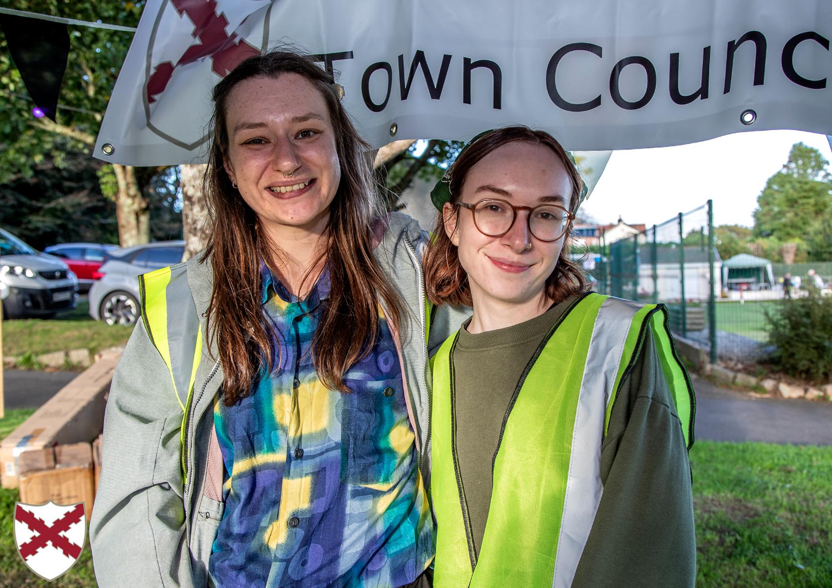 Community Projects Officer and a volunteer
