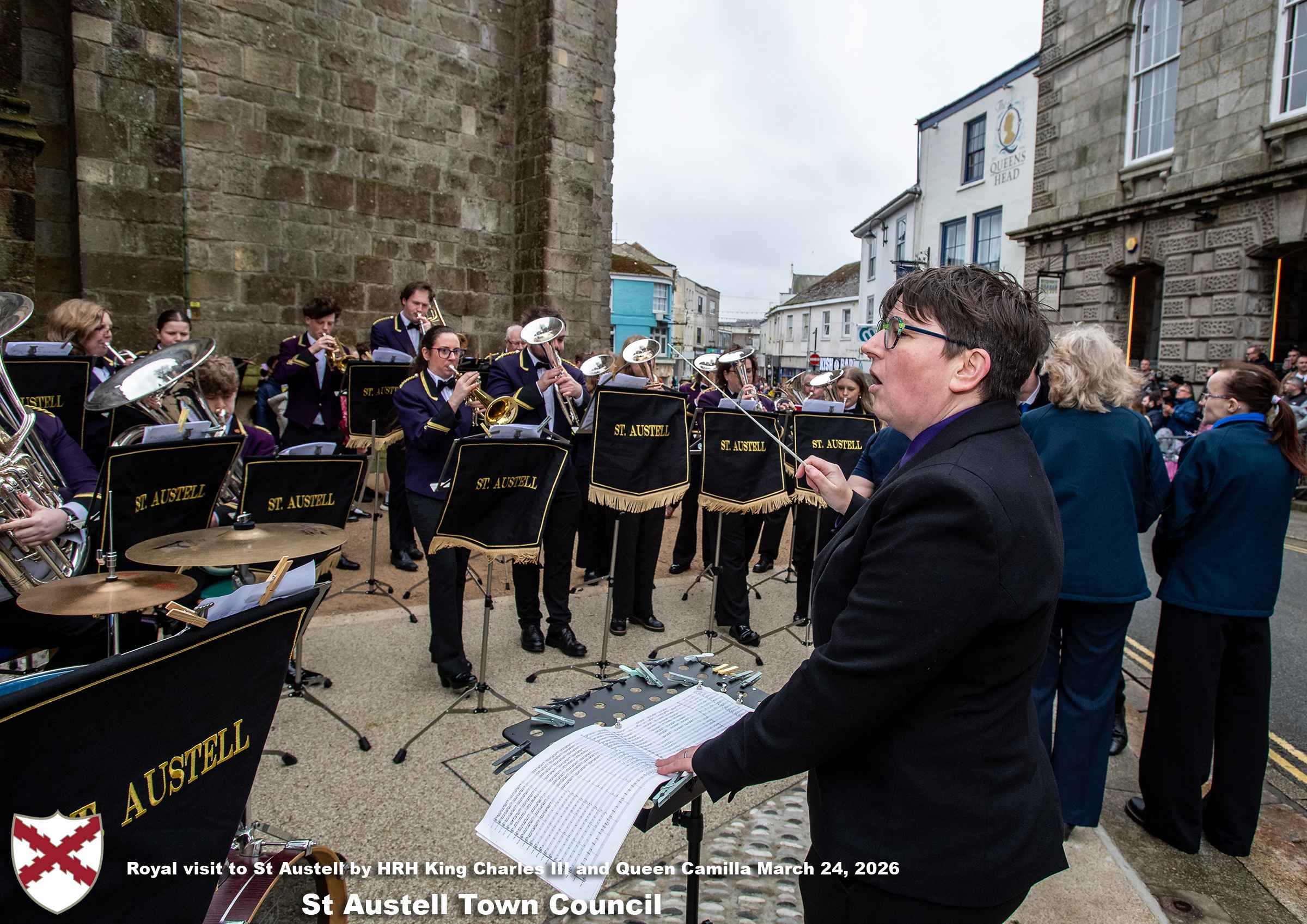 His Majesty King Charles and Her Majesty Queen Camilla meets local organisations, volunteers and religious groups in Holy Trinity Church.