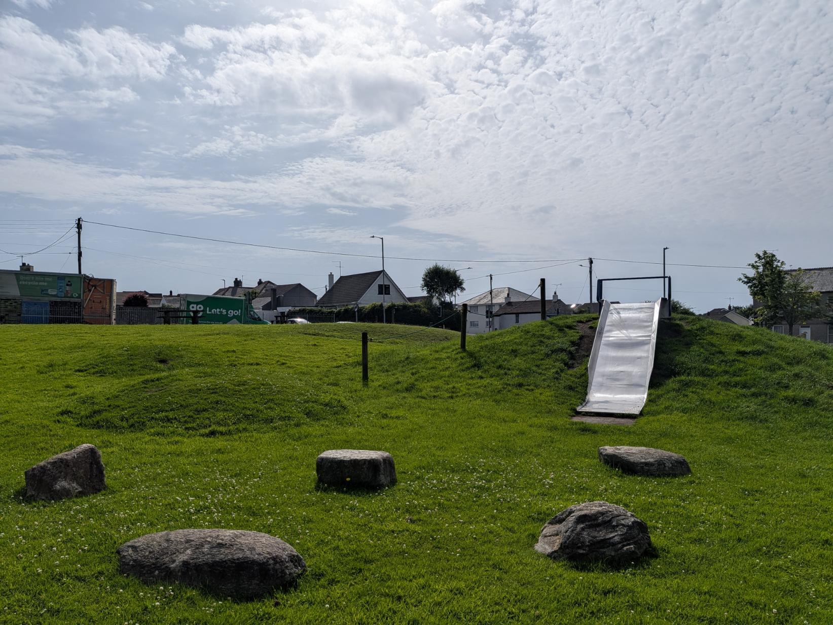 Slide in Sandy Hill Park, June 2026