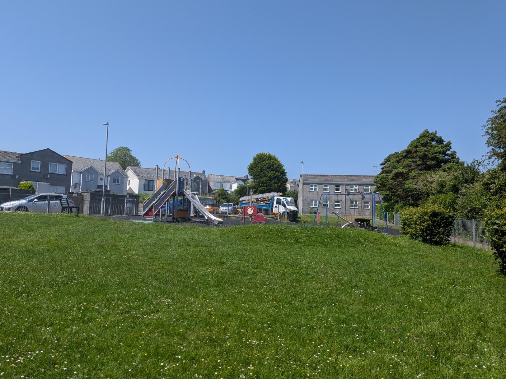 Thornpark Road play area, June 2026