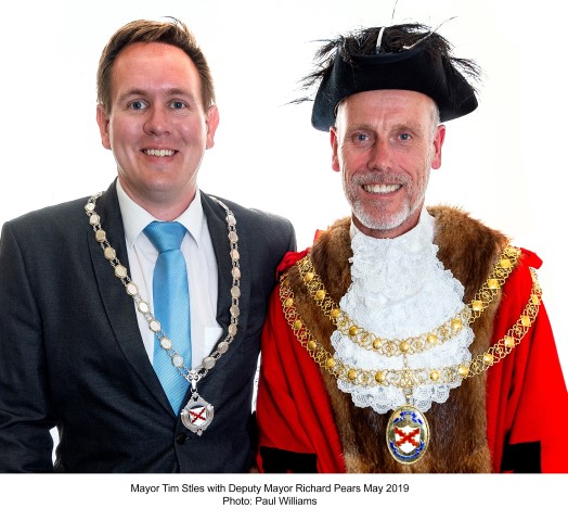 Deputy Mayor Richard Pears and Mayor Tim Styles